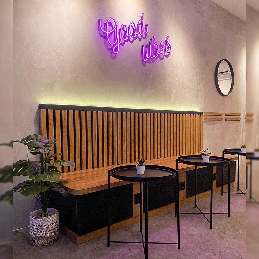 custom meja cafe