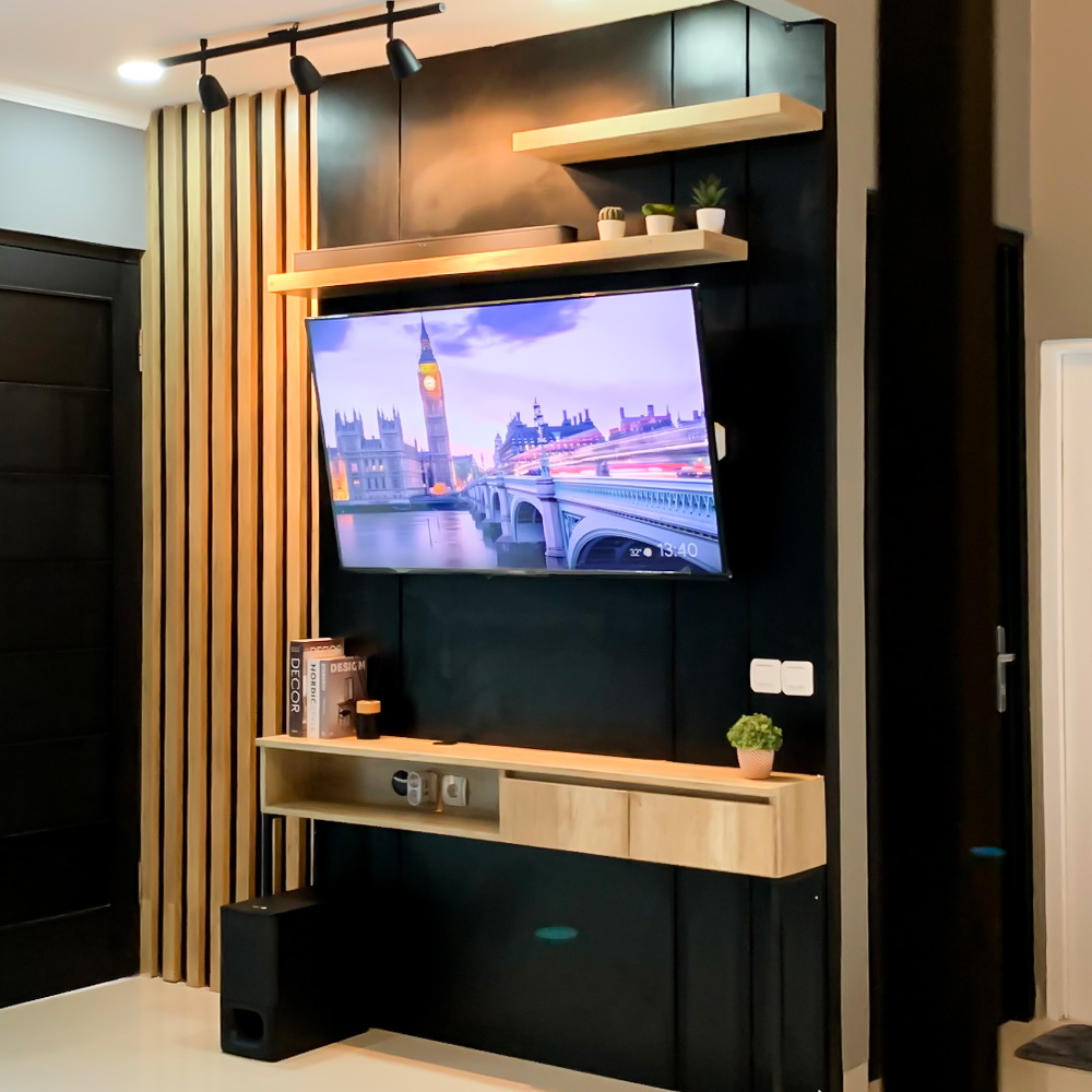 custom backdrop tv
